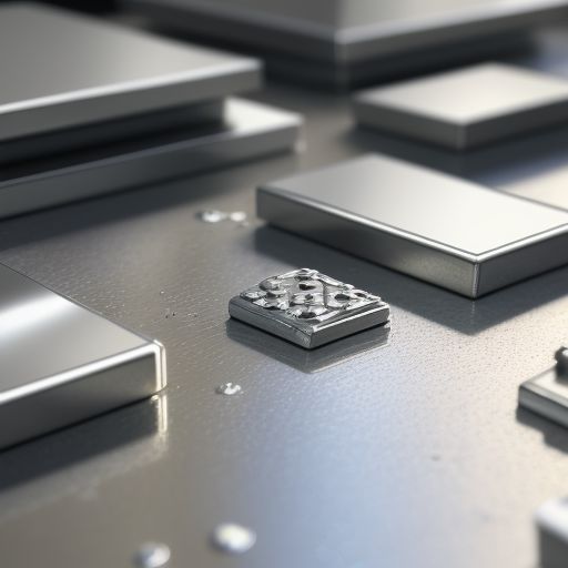 Immagine di metalli lucidati, evidenziando dettagli brillanti e la trasformazione artistica del ferro e altri metalli.